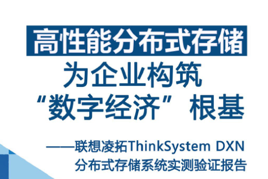 联想凌拓ThinkSystem DXN分布式存储系统实测验证报告
